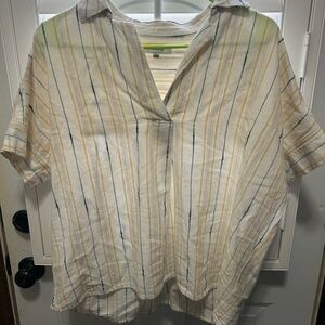 Madewell Multicolor Striped Button Down Shirt